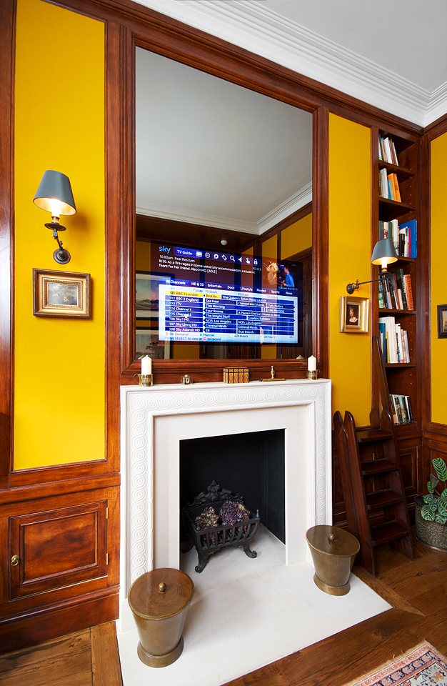 Bespoke concealed entertainment systems fitted by high end builders and restoration experts in Kensington and Knightsbridge